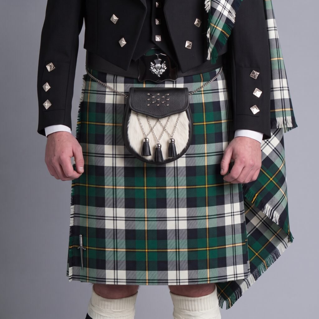 Campbell Dress Modern Tartan 8 Yard Kilt - Wool