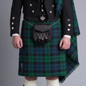 Clan Campbell Modern Tartan 8 Yard Kilt - Wool