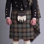 Campbell of Argyll Weathered Tartan 100% Wool 8 Yard Kilt