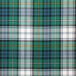Campbell Dress Ancient Lightweight Tartan Fabric 100% Wool - Running Yards