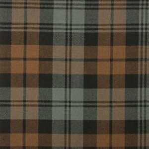 Campbell Clan Weathered Heavyweight Tartan Fabric 100% Wool - Running Yards